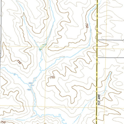 United States Geological Survey Bennett, IA (2022, 24000-Scale) digital map