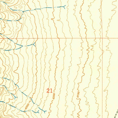 United States Geological Survey Bennett Mountain, NM (1950, 24000-Scale) digital map