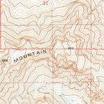 United States Geological Survey Bennett Mountain, NM (1981, 24000-Scale) digital map
