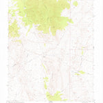 United States Geological Survey Bennett Pass, NV (1970, 24000-Scale) digital map