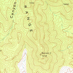 United States Geological Survey Bennett Pass, NV (1970, 24000-Scale) digital map
