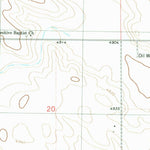 United States Geological Survey Bennett Reservoir NW, NE (1979, 24000-Scale) digital map