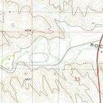 United States Geological Survey Bennett Reservoir NW, NE (1979, 24000-Scale) digital map
