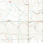 United States Geological Survey Bennett Reservoir West, NE (1979, 24000-Scale) digital map