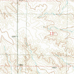 United States Geological Survey Bennett Reservoir West, NE (1979, 24000-Scale) digital map