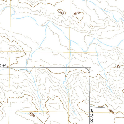 United States Geological Survey Bennett Reservoir West, NE (2021, 24000-Scale) digital map