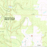 United States Geological Survey Bennett Springs, MO (1982, 24000-Scale) digital map