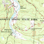 United States Geological Survey Bennett Springs, MO (1982, 24000-Scale) digital map