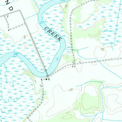 United States Geological Survey Bennetts Point, SC (1960, 24000-Scale) digital map