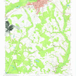 United States Geological Survey Bennettsville South, SC (1972, 24000-Scale) digital map