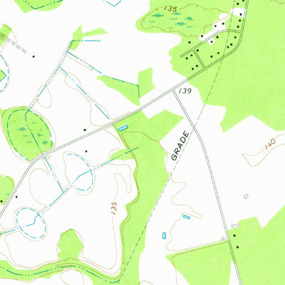 United States Geological Survey Bennettsville South, SC (1972, 24000-Scale) digital map