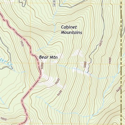 United States Geological Survey Benning Mountain, ID (2020, 24000-Scale) digital map