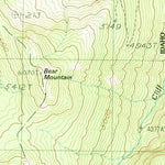United States Geological Survey Benning Mountain, ID-MT (1989, 24000-Scale) digital map
