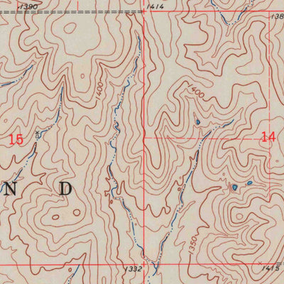 United States Geological Survey Bennington, KS (1965, 24000-Scale) digital map