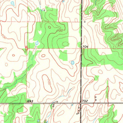 United States Geological Survey Bennington North, OK (1969, 24000-Scale) digital map