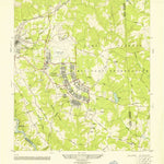 United States Geological Survey Benns Church, VA (1950, 24000-Scale) digital map