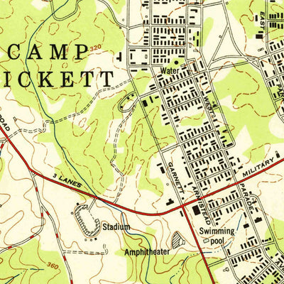United States Geological Survey Benns Church, VA (1950, 24000-Scale) digital map
