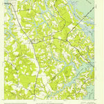 United States Geological Survey Benns Church, VA (1952, 24000-Scale) digital map