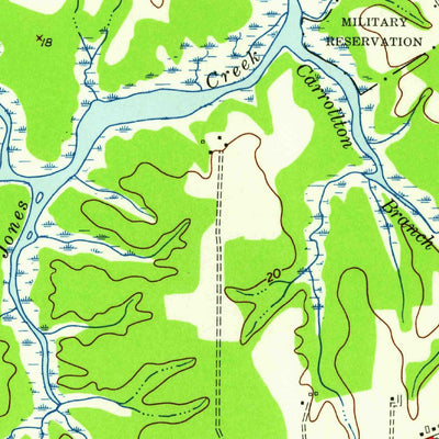 United States Geological Survey Benns Church, VA (1957, 24000-Scale) digital map