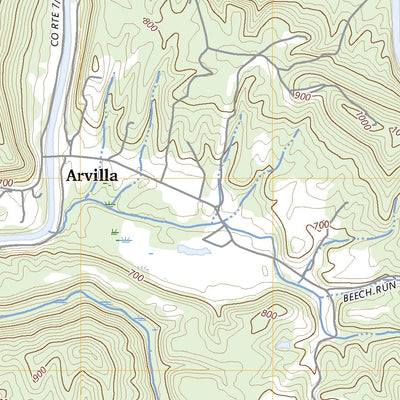 United States Geological Survey Bens Run, WV (2023, 24000-Scale) digital map