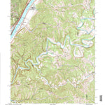 United States Geological Survey Bens Run, WV-OH (2002, 24000-Scale) digital map