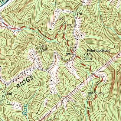 United States Geological Survey Bens Run, WV-OH (2002, 24000-Scale) digital map