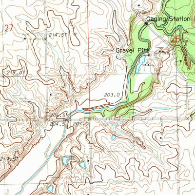 United States Geological Survey Benson, IL (1983, 24000-Scale) digital map