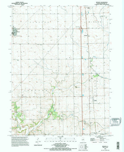 United States Geological Survey Benson, IL (1995, 24000-Scale) digital map