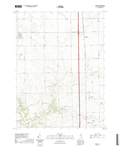 United States Geological Survey Benson, IL (2021, 24000-Scale) digital map