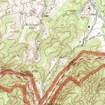 United States Geological Survey Bent Mountain, VA (1963, 24000-Scale) digital map