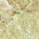 United States Geological Survey Bent Mountain, VA (1963, 24000-Scale) digital map