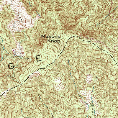 United States Geological Survey Bent Mountain, VA (1963, 24000-Scale) digital map
