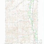United States Geological Survey Benteen, MT (1967, 24000-Scale) digital map