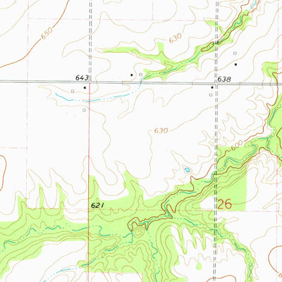 United States Geological Survey Bentley, IL (1974, 24000-Scale) digital map