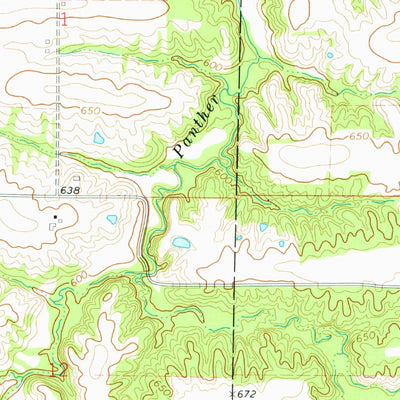 United States Geological Survey Bentley, IL (1974, 24000-Scale) digital map