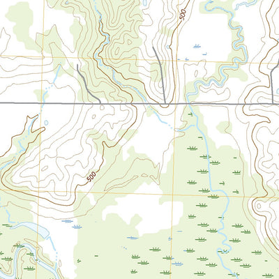 United States Geological Survey Bentley, OK (2022, 24000-Scale) digital map