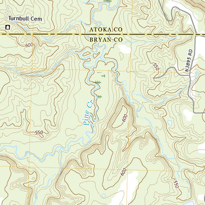 United States Geological Survey Bentley, OK (2022, 24000-Scale) digital map