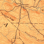 United States Geological Survey Benton, AR (1890, 125000-Scale) digital map