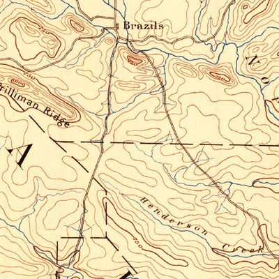 United States Geological Survey Benton, AR (1894, 125000-Scale) digital map