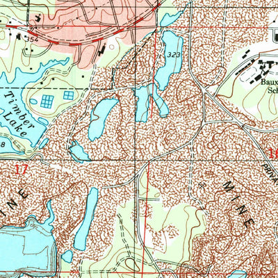United States Geological Survey Benton, AR (1994, 24000-Scale) digital map