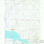 United States Geological Survey Benton Basin SW, WY (1951, 24000-Scale) digital map