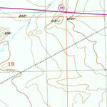 United States Geological Survey Benton Basin SW, WY (1951, 24000-Scale) digital map