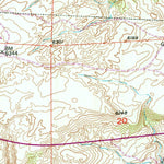 United States Geological Survey Benton Basin, WY (1951, 24000-Scale) digital map