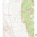 United States Geological Survey Benton, CA-NV (1994, 24000-Scale) digital map