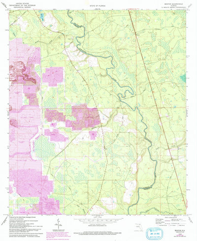 United States Geological Survey Benton, FL (1969, 24000-Scale) digital map