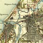 United States Geological Survey Benton Harbor, MI (1930, 62500-Scale) digital map