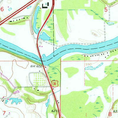 United States Geological Survey Benton Harbor, MI (1970, 24000-Scale) digital map