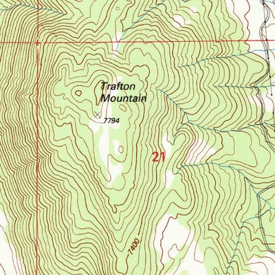 United States Geological Survey Benton Hot Springs, CA (1994, 24000-Scale) digital map