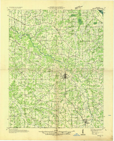 United States Geological Survey Benton, KY (1936, 48000-Scale) digital map