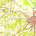United States Geological Survey Benton, KY (1955, 62500-Scale) digital map